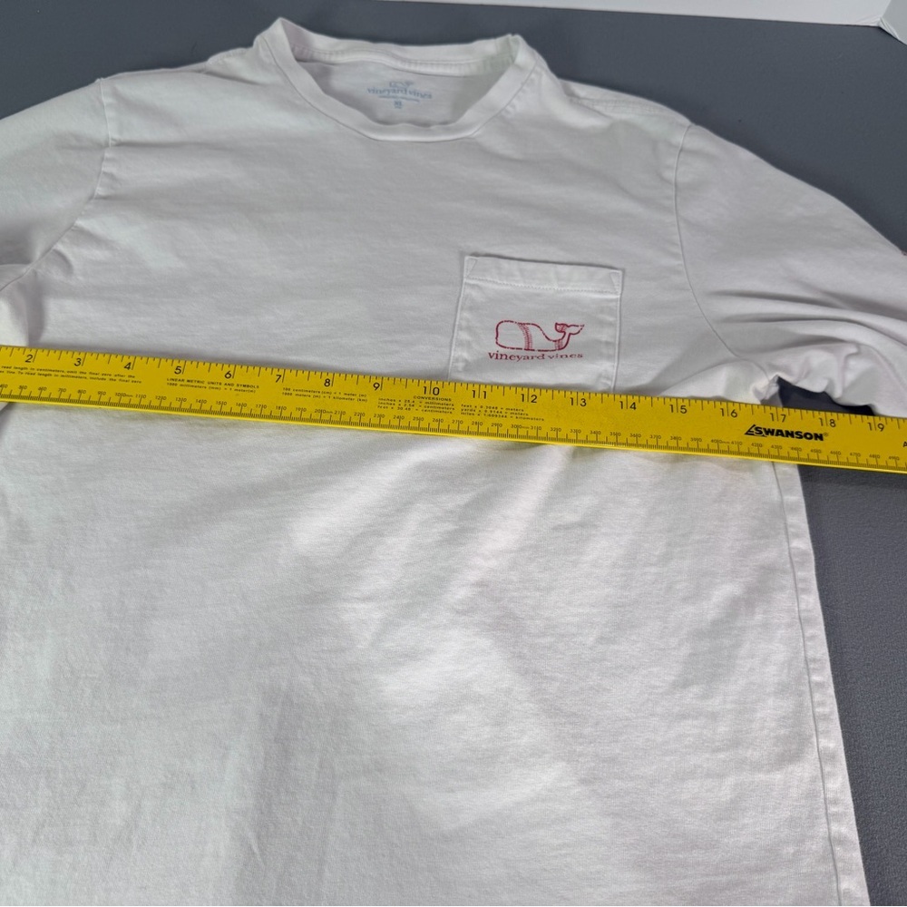 Vineyard Vines White and Red Long Sleeve Tee (Teen 18xl, women’s small)…with hat - Picture 5 of 13